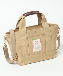AVOCA（アヴォカ）の「【AVOCA/アヴォカ】2WAY コットンキャンバス ショルダートートバッグ（ショルダーバッグ）」