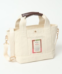 AVOCA（アヴォカ）の「【AVOCA/アヴォカ】2WAY コットンキャンバス ショルダートートバッグ（ショルダーバッグ）」