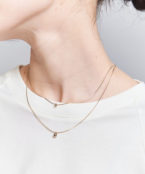 BEAUTY&YOUTH UNITED ARROWS(ビューティーアンドユースユナイテッドアローズ)の「メタルトップ ネックレス -3WAY-(ネックレス・レディース・シルバー/ゴールド・FREE)」の3枚目の写真