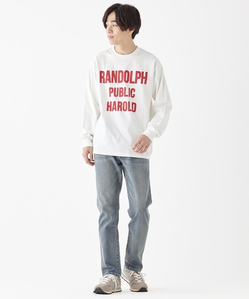 KRIFF MAYER（クリフメイヤー）の「オーバーダイロンT(RANDOLPH)（Tシャツ/カットソー・メンズ・チャコール/ネイビー/オフホワイト・MEDIUM/LARGE/X-LARGE）」の5枚目の写真