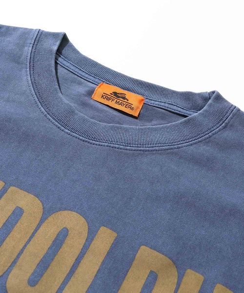 KRIFF MAYER（クリフメイヤー）の「オーバーダイロンT(RANDOLPH)（Tシャツ/カットソー・メンズ・チャコール/ネイビー/オフホワイト・MEDIUM/LARGE/X-LARGE）」の13枚目の写真