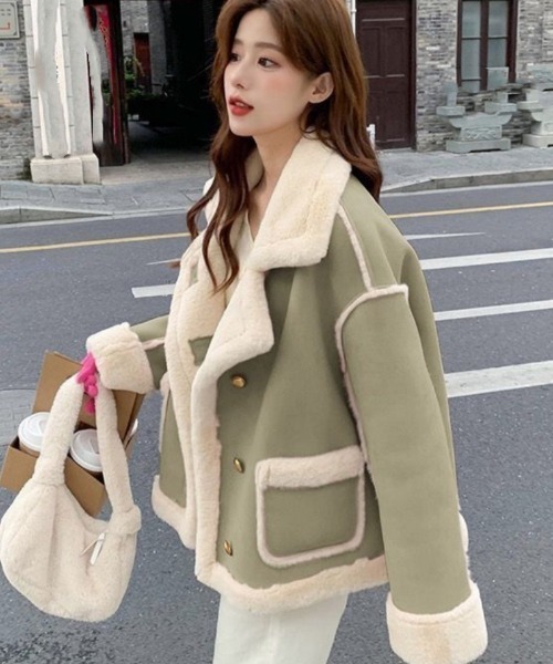 セール】フェイクムートンコート（ムートンコート）｜Ritzy