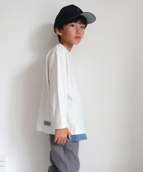 FARM（ファーム）の「FARMﾎﾟｹT（Tシャツ/カットソー・キッズ・ホワイト/グレー・160cm/150cm/140cm/130cm）」の3枚目の写真