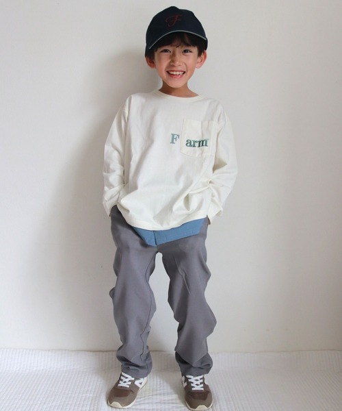 FARM（ファーム）の「FARMﾎﾟｹT（Tシャツ/カットソー・キッズ・ホワイト/グレー・160cm/150cm/140cm/130cm）」の4枚目の写真