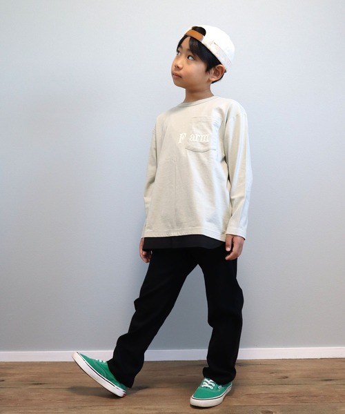 FARM（ファーム）の「FARMﾎﾟｹT（Tシャツ/カットソー・キッズ・ホワイト/グレー・160cm/150cm/140cm/130cm）」の7枚目の写真