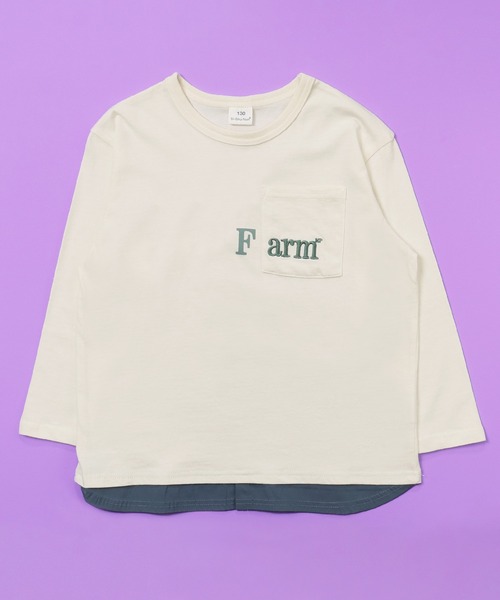 FARM（ファーム）の「FARMﾎﾟｹT（Tシャツ/カットソー・キッズ・ホワイト/グレー・160cm/150cm/140cm/130cm）」の9枚目の写真