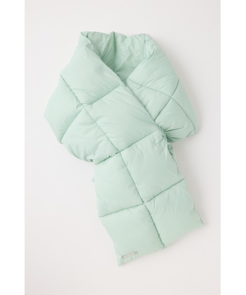 MOUSSY(マウジー)の「PUFFER ストール(ストール/ショール・レディース・ミント/ダークブラウン/ライトベージュ・FREE)」の12枚目の写真