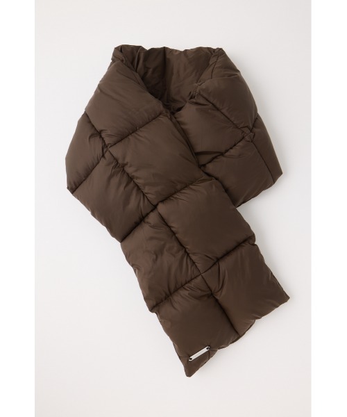 MOUSSY(マウジー)の「PUFFER ストール(ストール/ショール・レディース・ミント/ダークブラウン/ライトベージュ・FREE)」の4枚目の写真