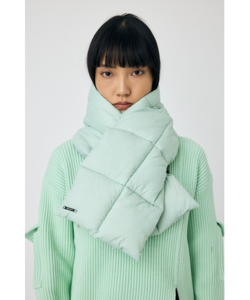 MOUSSY(マウジー)の「PUFFER ストール(ストール/ショール・レディース・ミント/ダークブラウン/ライトベージュ・FREE)」の17枚目の写真