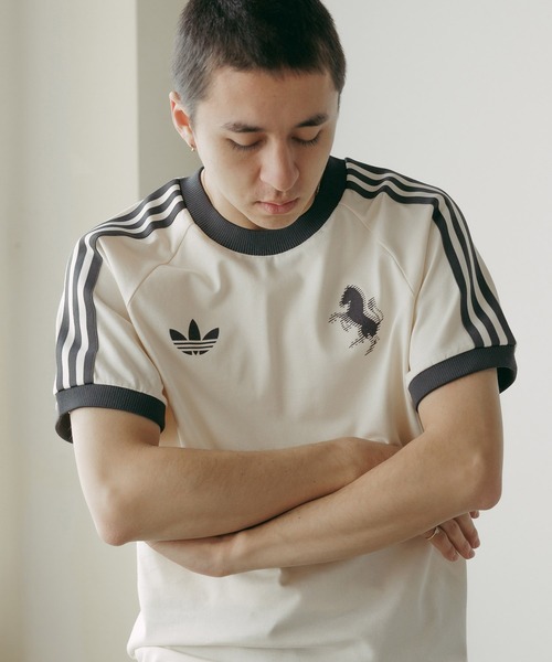 adidas(アディダス)の「adidas/アディダス FBLI ユベントス LIFFSTYLER 半袖Tシャツ(Tシャツ/カットソー・メンズ・ホワイト・L/M/XL)」の4枚目の写真