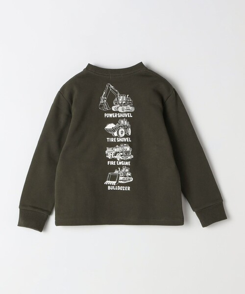 SHIPS Colors（シップス カラーズ）の「SHIPS Colors: 90cm～140cm / 建設車両 (ショベルカー) スウェット◇（スウェット・キッズ・オリーブ/ネイビー・90/100/110/120/130/140）」の15枚目の写真