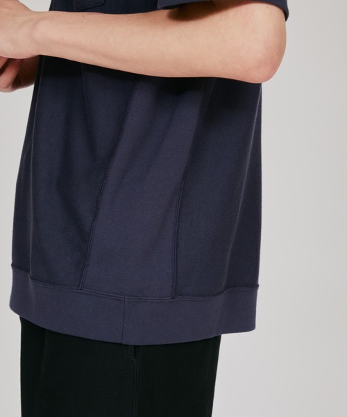 Champion(チャンピオン)の「【Champion/チャンピオン】メンズ リバースウィーブ(R) ショートスリーブポロシャツ(Tシャツ/カットソー・メンズ・ヘザーグレー/ブラック/ホワイト/ネイビー・MEDIUM/LARGE/X-LARGE)」の7枚目の写真
