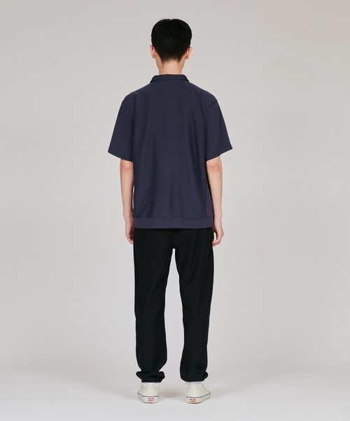 Champion(チャンピオン)の「【Champion/チャンピオン】メンズ リバースウィーブ(R) ショートスリーブポロシャツ(Tシャツ/カットソー・メンズ・ヘザーグレー/ブラック/ホワイト/ネイビー・MEDIUM/LARGE/X-LARGE)」の10枚目の写真