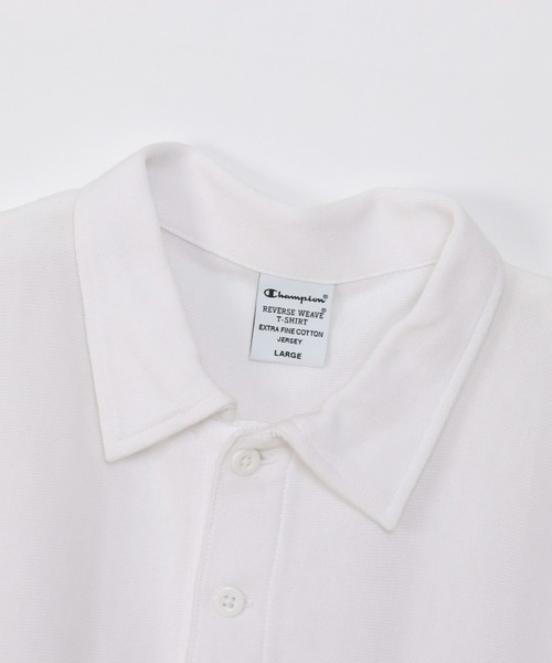 Champion(チャンピオン)の「【Champion/チャンピオン】メンズ リバースウィーブ(R) ショートスリーブポロシャツ(Tシャツ/カットソー・メンズ・ヘザーグレー/ブラック/ホワイト/ネイビー・MEDIUM/LARGE/X-LARGE)」の11枚目の写真