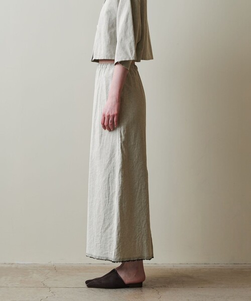 美品 Steven Alan ミリタリー コットンリネン ラップスカート Steven Alan（スティーブンアラン）の「＜Steven Alan＞MILITARY