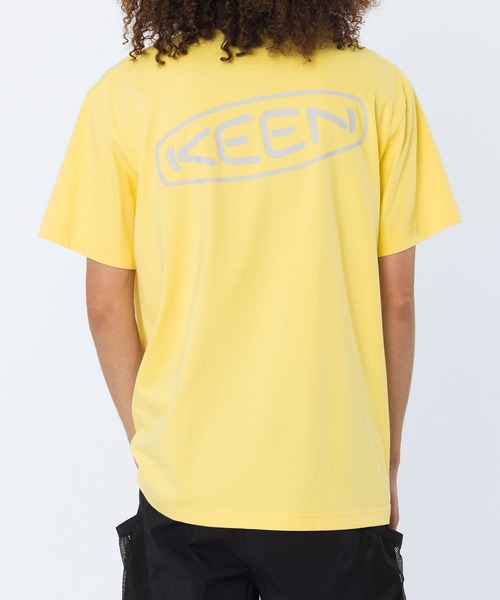 KEEN(キーン)の「OC/RP C&B LOGO TEE / オーシーアールピー シーアンドビー ロゴ ティー / Tシャツ(Tシャツ/カットソー・レディース・イエロー・L/XL/S/M)」の8枚目の写真