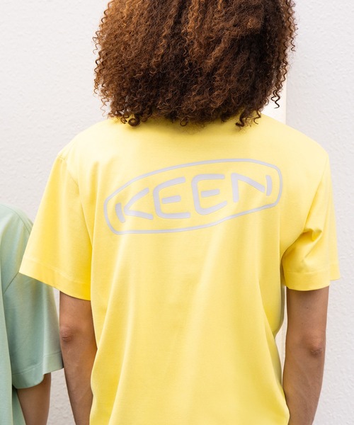 KEEN(キーン)の「OC/RP C&B LOGO TEE / オーシーアールピー シーアンドビー ロゴ ティー / Tシャツ(Tシャツ/カットソー・レディース・イエロー・L/XL/S/M)」の9枚目の写真