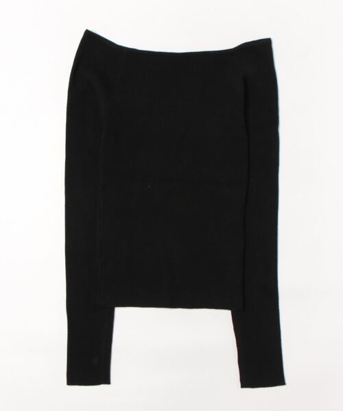 QUEENS COURT（クイーンズコート）の「オフショルリブニット≪手洗い可能≫（ニット/セーター・レディース・ピンク/レッド/オフホワイト/ブラック・M）」の19枚目の写真