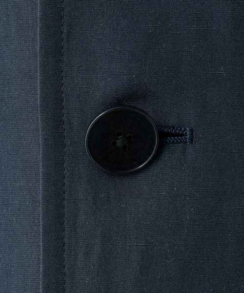 TAKEO KIKUCHI（タケオキクチ）の「【THE FLAGSHIP】ステンカラー スプリング コート（ステンカラーコート・メンズ・カーキ/ブルー系その他・02/03）」の4枚目の写真