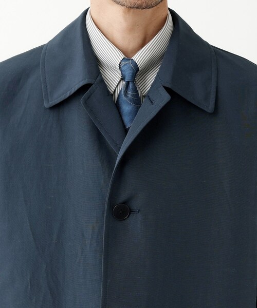 TAKEO KIKUCHI（タケオキクチ）の「【THE FLAGSHIP】ステンカラー スプリング コート（ステンカラーコート・メンズ・カーキ/ブルー系その他・02/03）」の8枚目の写真