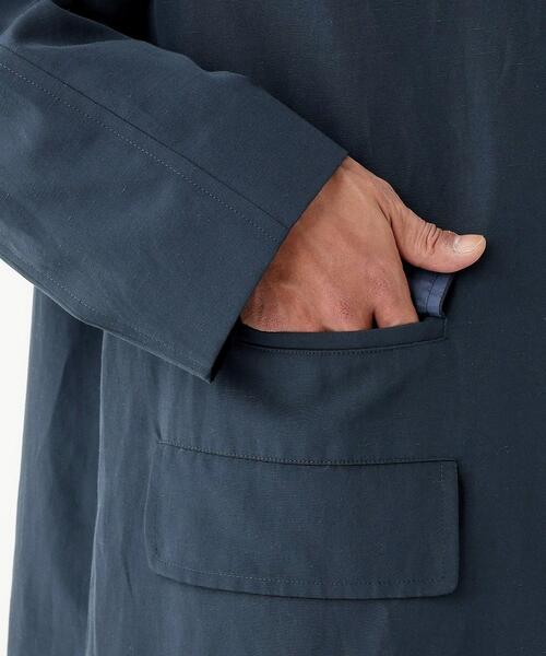 TAKEO KIKUCHI（タケオキクチ）の「【THE FLAGSHIP】ステンカラー スプリング コート（ステンカラーコート・メンズ・カーキ/ブルー系その他・02/03）」の11枚目の写真