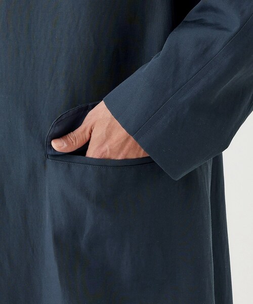 TAKEO KIKUCHI（タケオキクチ）の「【THE FLAGSHIP】ステンカラー スプリング コート（ステンカラーコート・メンズ・カーキ/ブルー系その他・02/03）」の12枚目の写真