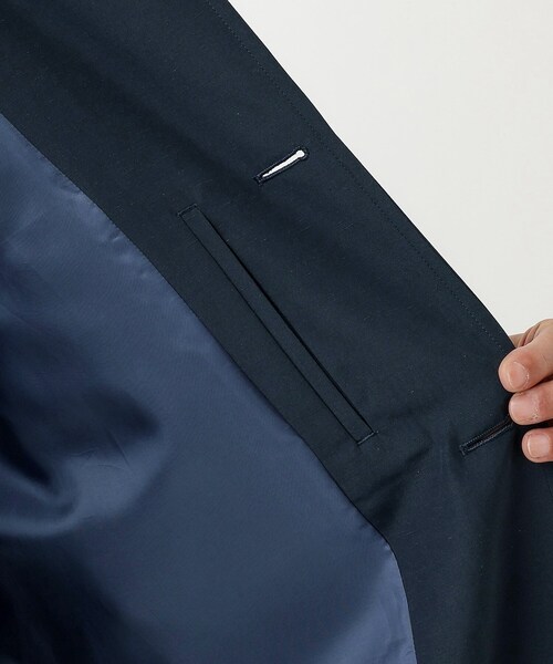 TAKEO KIKUCHI（タケオキクチ）の「【THE FLAGSHIP】ステンカラー スプリング コート（ステンカラーコート・メンズ・カーキ/ブルー系その他・02/03）」の15枚目の写真