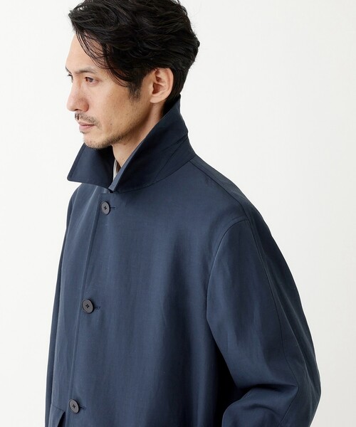 TAKEO KIKUCHI（タケオキクチ）の「【THE FLAGSHIP】ステンカラー スプリング コート（ステンカラーコート・メンズ・カーキ/ブルー系その他・02/03）」の17枚目の写真