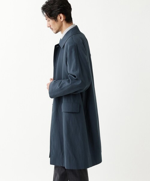 TAKEO KIKUCHI（タケオキクチ）の「【THE FLAGSHIP】ステンカラー スプリング コート（ステンカラーコート・メンズ・カーキ/ブルー系その他・02/03）」の20枚目の写真