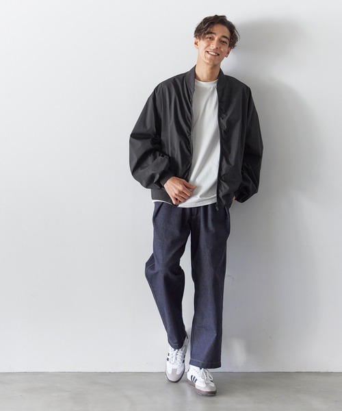 coca（coca）（コカ）の「タイプライターBIG MA-1（MA-1・メンズ・ブラック/グレー・XL/L/M）」の3枚目の写真