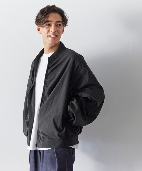 coca（coca）（コカ）の「タイプライターBIG MA-1（MA-1・メンズ・ブラック/グレー・XL/L/M）」の4枚目の写真