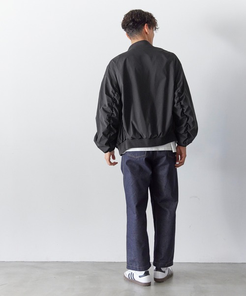 coca（coca）（コカ）の「タイプライターBIG MA-1（MA-1・メンズ・ブラック/グレー・XL/L/M）」の5枚目の写真