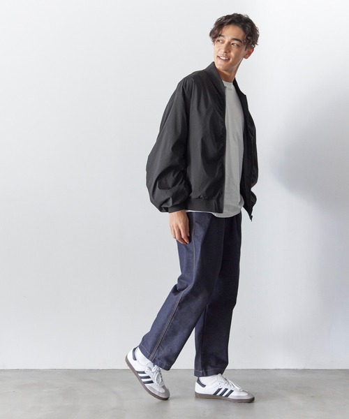 coca（coca）（コカ）の「タイプライターBIG MA-1（MA-1・メンズ・ブラック/グレー・XL/L/M）」の7枚目の写真