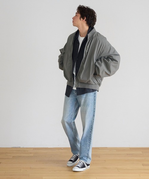 coca（coca）（コカ）の「タイプライターBIG MA-1（MA-1・メンズ・ブラック/グレー・XL/L/M）」の11枚目の写真