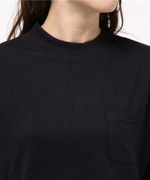 Kastane(カスタネ)の「クルーリブ7分袖TEE(Tシャツ/カットソー・レディース・カーキ/アイボリー/グレー/ネイビー/ピンク・FREE)」の9枚目の写真