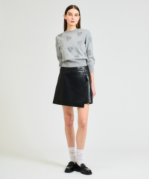 ESTNATION（エストネーション）の「ESTNATION / ラップショーツ（その他パンツ・レディース・ライトベージュ/ブラック・38/36）」の5枚目の写真