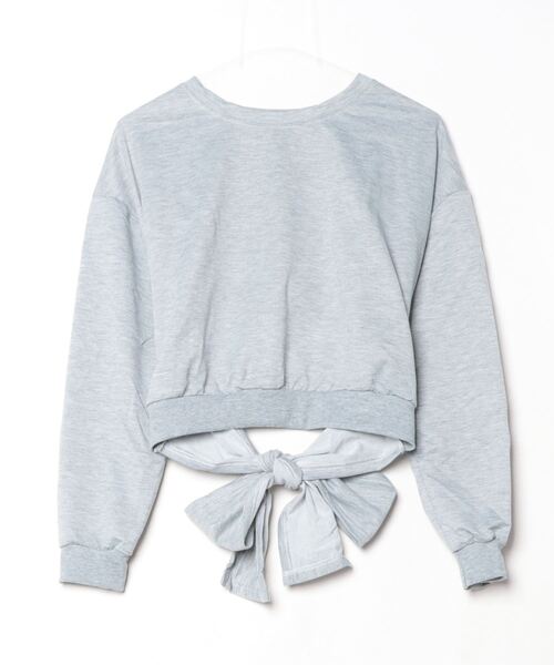 Per sist ence（パーシエンス）の「バックリボントレーナー（スウェット・レディース・ブラック/ホワイト/グレー・MEDIUM/LARGE）」の11枚目の写真