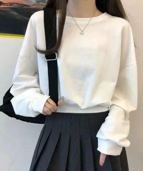 Per sist ence（パーシエンス）の「バックリボントレーナー（スウェット・レディース・ブラック/ホワイト/グレー・MEDIUM/LARGE）」の6枚目の写真