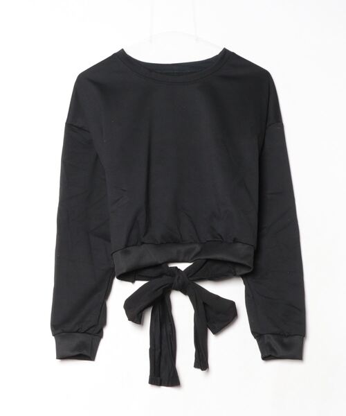 Per sist ence（パーシエンス）の「バックリボントレーナー（スウェット・レディース・ブラック/ホワイト/グレー・MEDIUM/LARGE）」の12枚目の写真