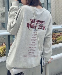 FOREVER 21 | 【2025SS】バックロゴピグメントスウェットプルオーバー(スウェット)