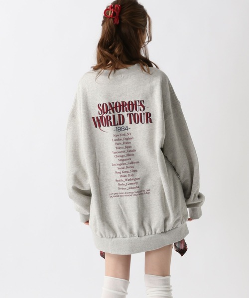 FOREVER 21（フォーエバー トゥエンティーワン）の「【2025SS】バックロゴピグメントスウェットプルオーバー（スウェット・レディース・イエロー/グレー/チャコールグレー・FREE）」の13枚目の写真