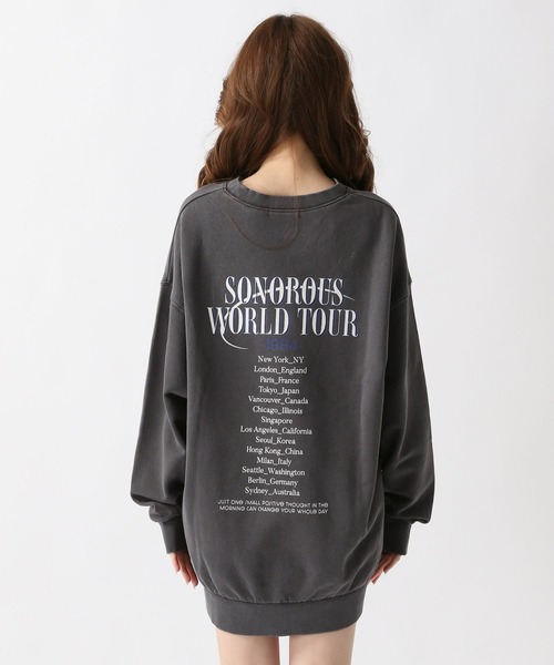 FOREVER 21（フォーエバー トゥエンティーワン）の「【2025SS】バックロゴピグメントスウェットプルオーバー（スウェット・レディース・イエロー/グレー/チャコールグレー・FREE）」の21枚目の写真