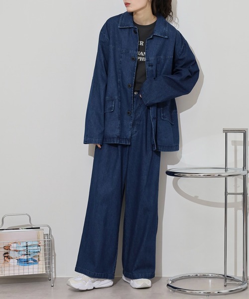 わたあめ　すのチルBIG　デニムセットアップ３点セット　 Man わたあめ様専用 すのチルBIG デニムセットアップ3点セット Snow