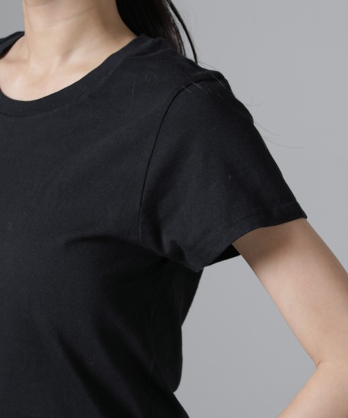 HANES(ヘインズ)の「Hanes/2P JapanFit for HER クルーネックTシャツ(Tシャツ/カットソー・レディース・プラチナム/その他1・M)」の19枚目の写真