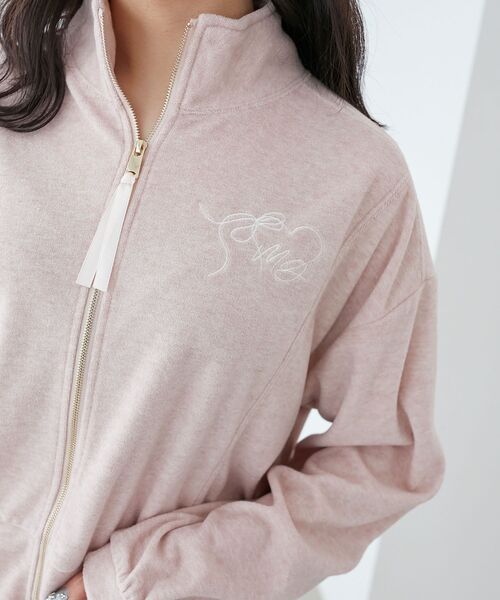MAJESTIC LEGON(マジェスティックレゴン)の「ベロアトラックジャケット(Tシャツ/カットソー・レディース・ベージュ/ピンク/グレー・MEDIUM)」の21枚目の写真