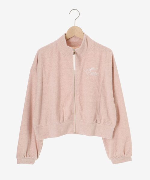 MAJESTIC LEGON(マジェスティックレゴン)の「ベロアトラックジャケット(Tシャツ/カットソー・レディース・ベージュ/ピンク/グレー・MEDIUM)」の10枚目の写真