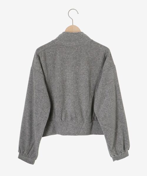MAJESTIC LEGON(マジェスティックレゴン)の「ベロアトラックジャケット(Tシャツ/カットソー・レディース・ベージュ/ピンク/グレー・MEDIUM)」の12枚目の写真