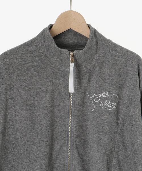 MAJESTIC LEGON(マジェスティックレゴン)の「ベロアトラックジャケット(Tシャツ/カットソー・レディース・ベージュ/ピンク/グレー・MEDIUM)」の13枚目の写真