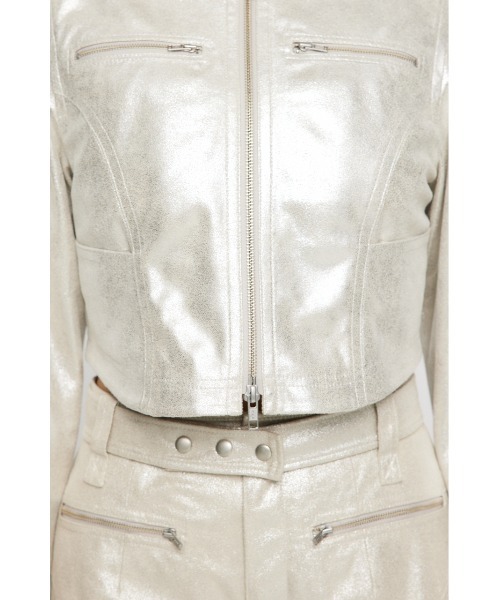 LUSTER SHORT ジャケット LAGUA GEM 『完売品』 セール】LUSTER SHORT ジャケット（その他アウター）｜LAGUA GEM