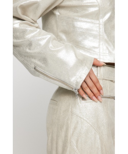 LUSTER SHORT ジャケット LAGUA GEM 『完売品』 セール】LUSTER SHORT ジャケット（その他アウター）｜LAGUA GEM